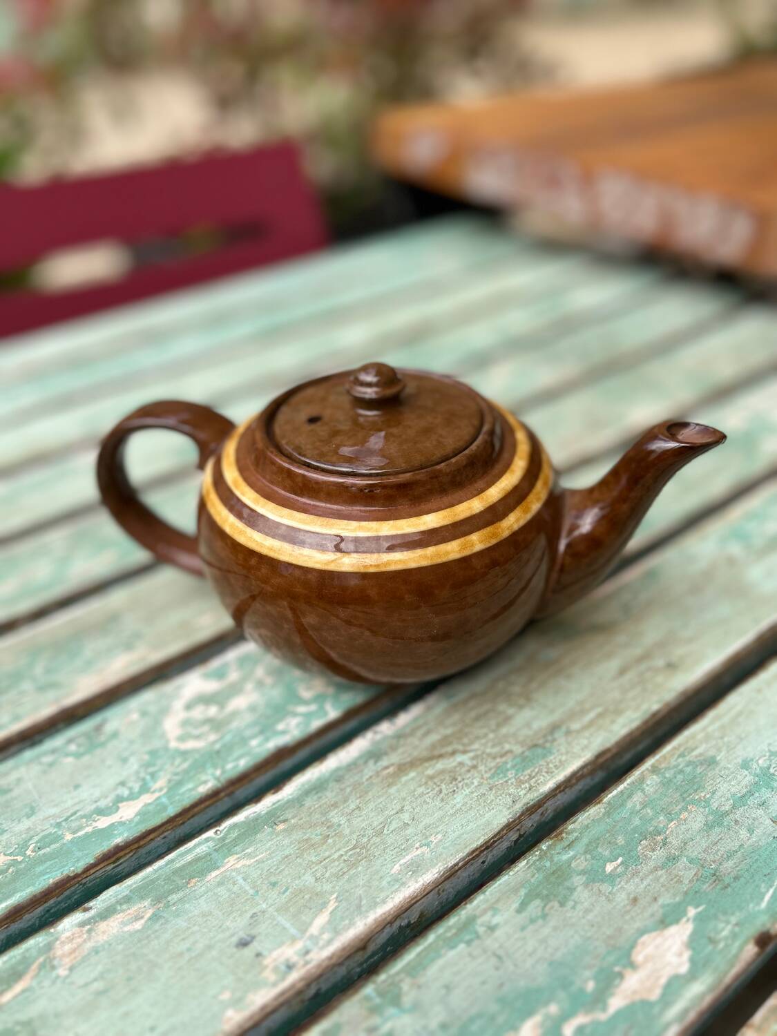 Vintage ceramic teapot