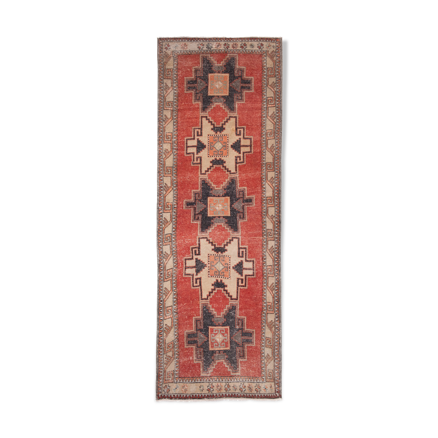 Large Hall Kilim Runner Rug, 1970s 140 X 397 cm