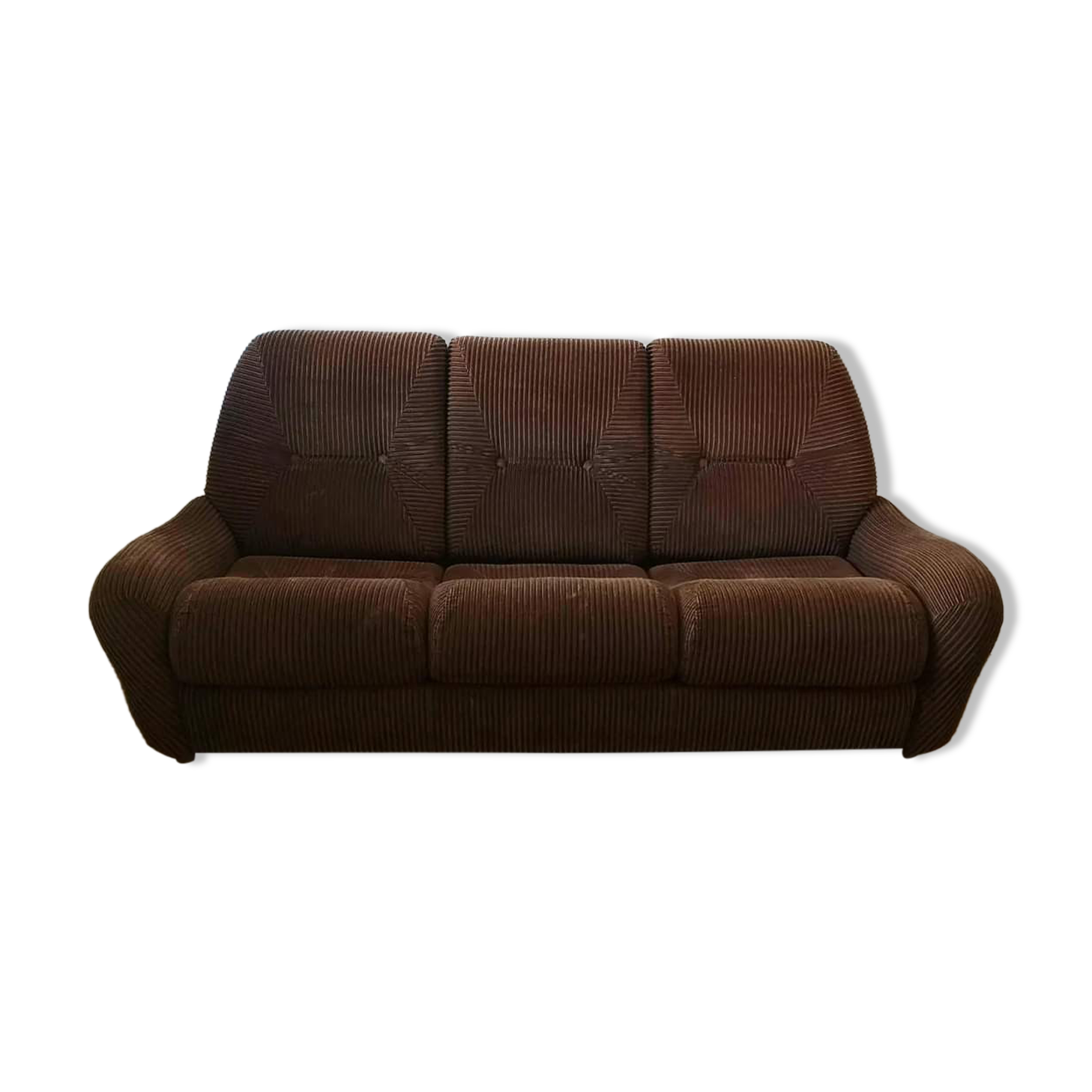 Sofa bed 70s in corduroy