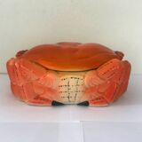 Vintage Caugant crab earthenware terrine