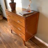 Commode vintage pieds compas