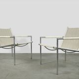 SPECTRUM / Vintage rattan armchairs sz01 / Martin Visser / Netherlands 1980s