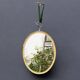 Oval medallion mirror 1960