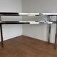 Chrome and glass console from the 70s/80s.