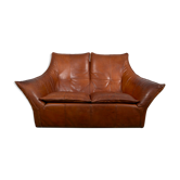 Denver 2-seater leather sofa by Gerard van den Berg for Montis 1970