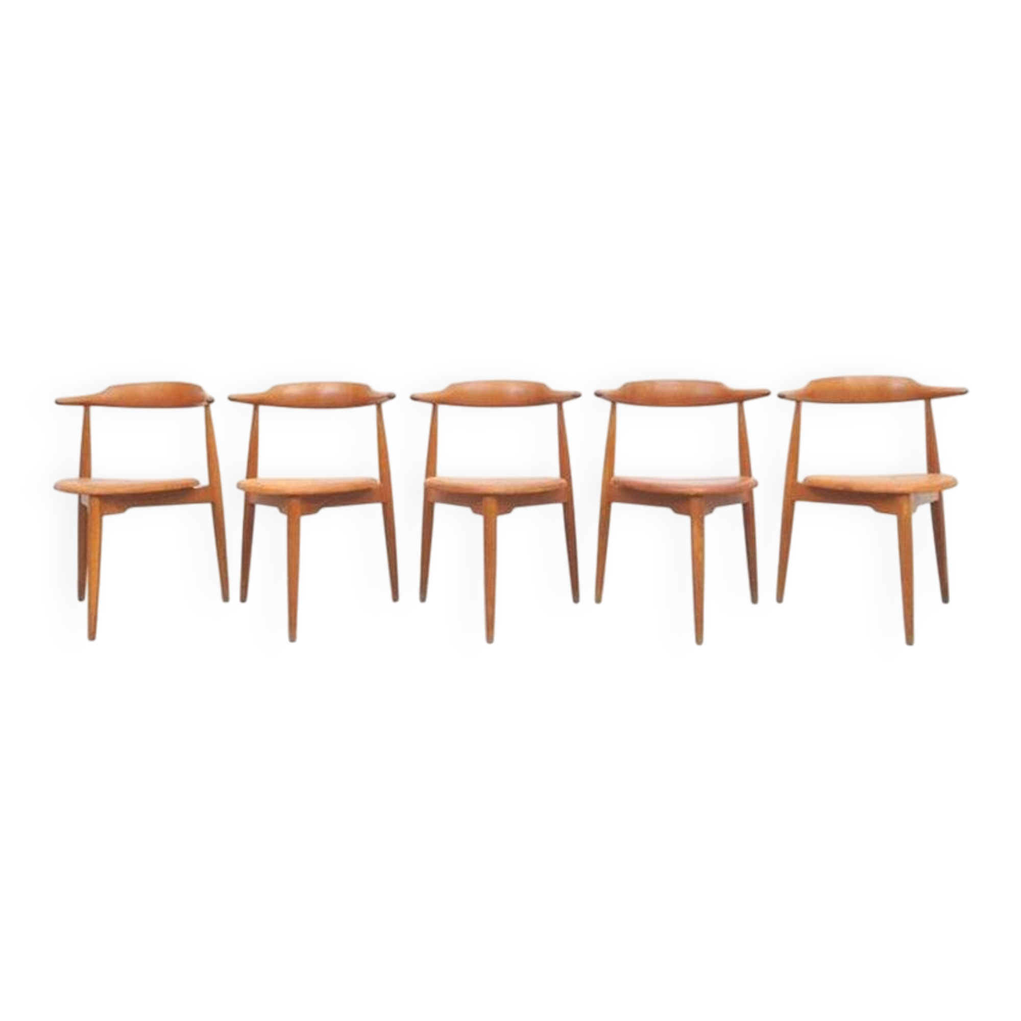 FH4104 Heart Chair by Hans J. Wegner for Fritz Hansen, 1950s