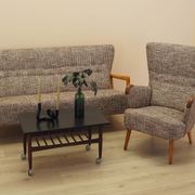 Beech sofa, Danish design, 1960s, manufacturer: Fritz Hansen