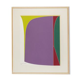 Lithographie couleur, Winkel, 85 x 100 cm