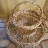 Panière en rotin
