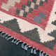 Tapis kilim ancien Maimane reversible 190x100cm