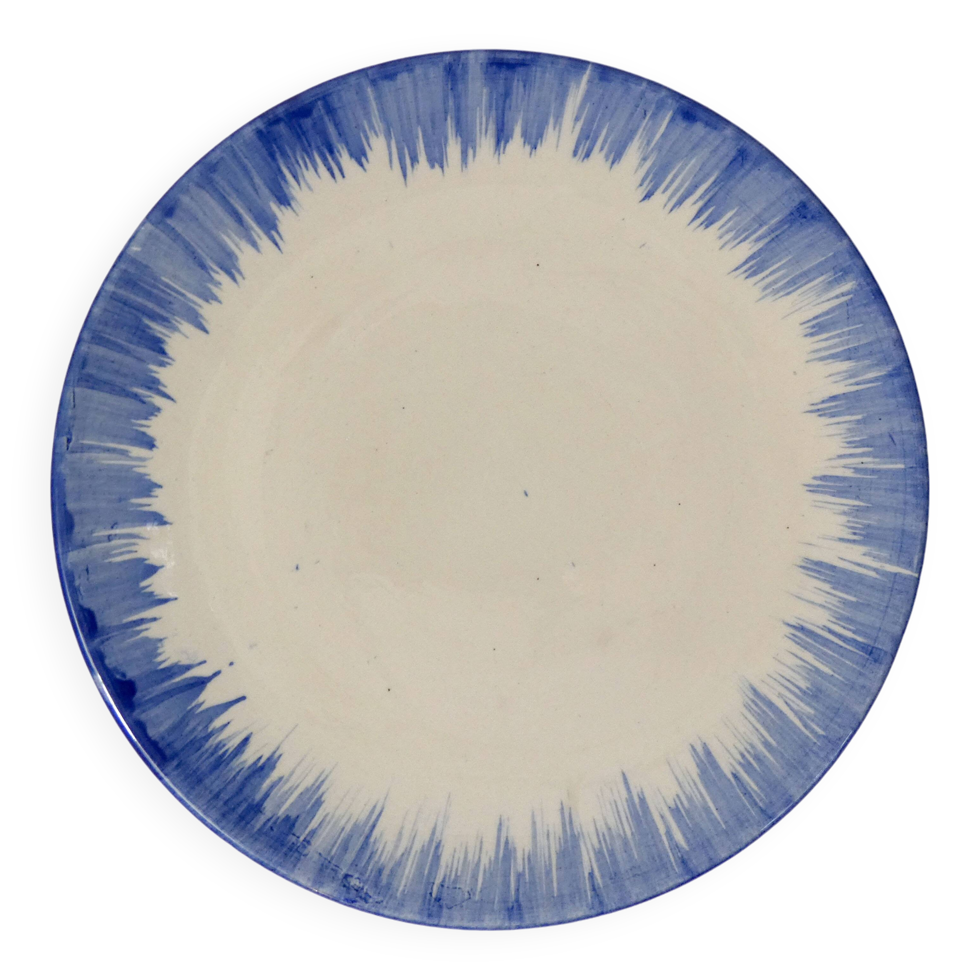 earthenware plate signed VALLAURIS