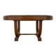 Vintage 1960s wooden dining table with extensions.