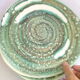Lot de 7 assiettes Niderviller faïence vert céladon