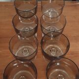Set of eight glasses