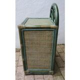 Rattan bedside table