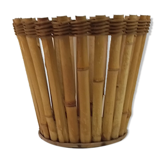 Cache pot en bambou 25cm