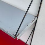Vintage metal wall shelf wall rack minimalistic 1960’s