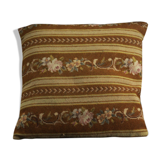 Coussin roses vintage