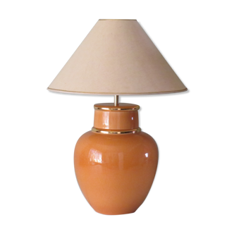 Grande Vintage Louis Drimmer ceramic table lamp, France 1970