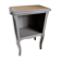 Petite table d'appoint unique en bois rénovée - style campagne chic