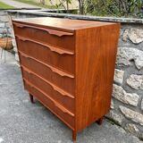 Danish teak chest of drawers for Trekanten 1960's, Denmark