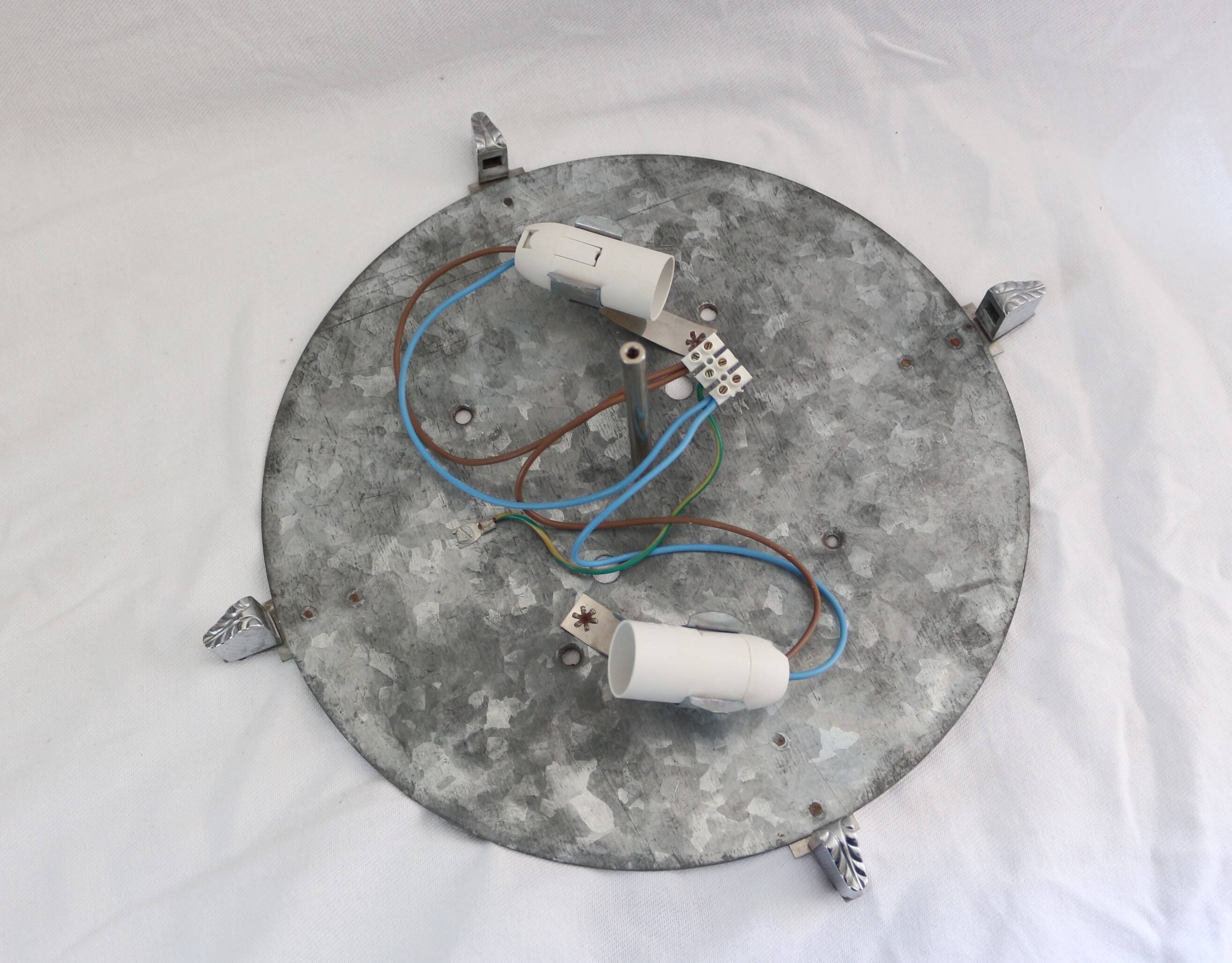 Diamond glass ceiling light