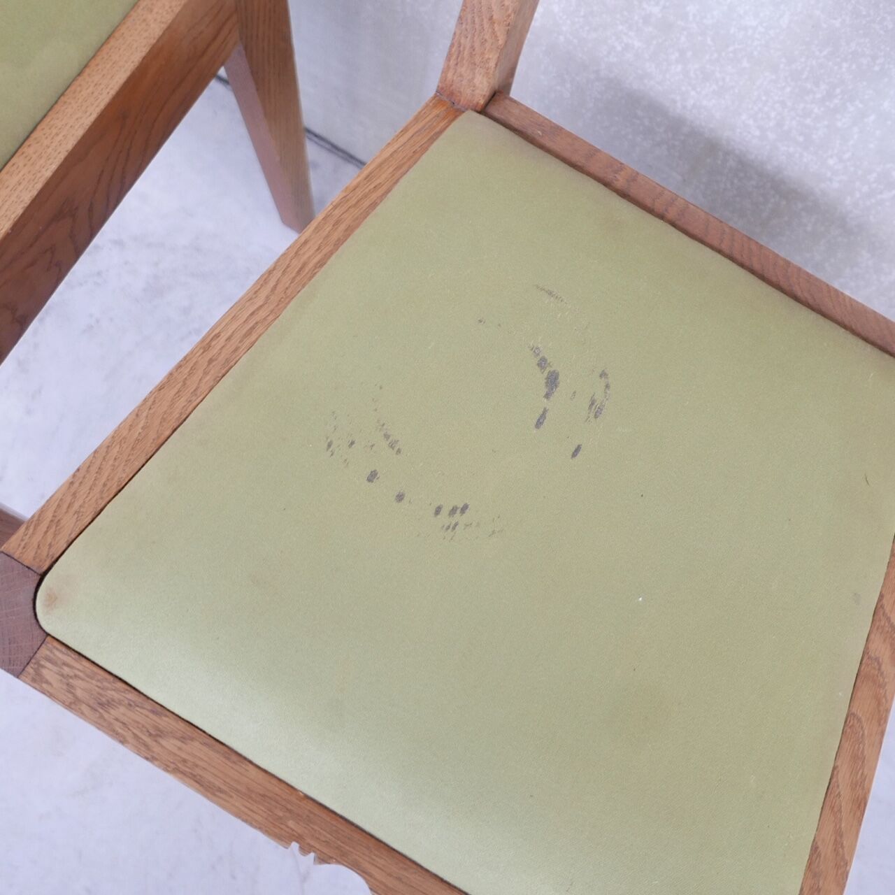 Set of six  art deco dining chairs