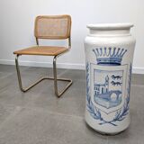 Antique Talavera Ceramic Umbrella and Walking Stick Stand with Bilbao Coat