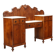 Buffet ancien en noyer avec plateaux en marbre blanc, XIXe siècle
