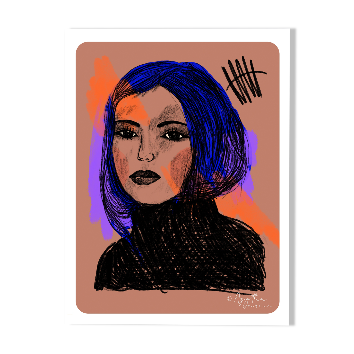 Illustration "Pullover" A4