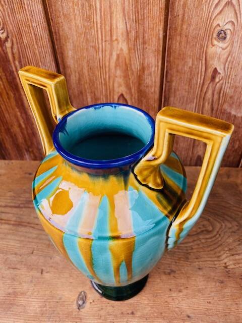 Large Art Deco vase Orchies 1930