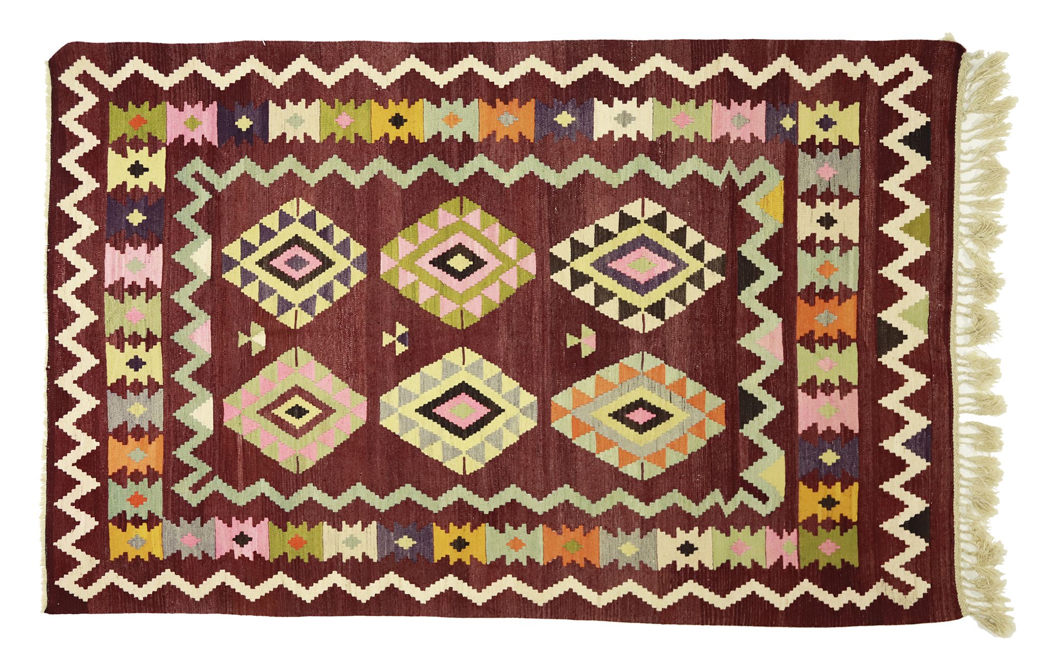 Tapis kilim artisanal d’anatolie 264 cm x 167 cm