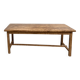 Antique farmhouse table in solid cherry wood