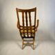 Folding armchair with woven seat – vintage French design