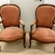 Pair of Voltaire armchairs in the Napoléon III style (19th century)
