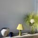 Italian green turned wood lamp, 1980