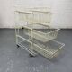 Vintage vegetable locker 3 baskets on wheels