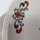 Round dish cake pie vintage flower Moulin des Loups model Derby