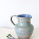 Glazed earth jug, artisanal pottery, rustic, vintage french