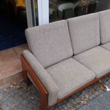 Scandinavian sofa in teak and wool À.S mobler vintage 60s Danish design