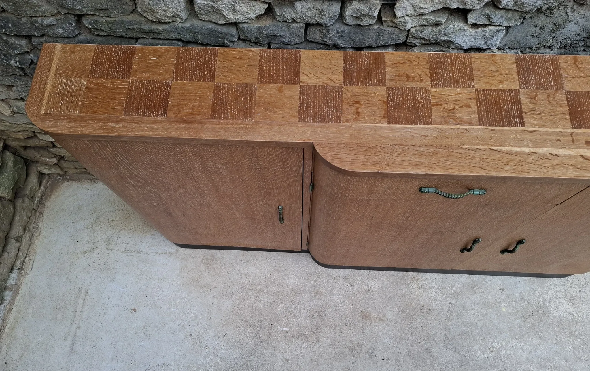 High enfilade, shallow 31.5 cm