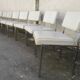 Lot of 10 chairs Strafor 70s