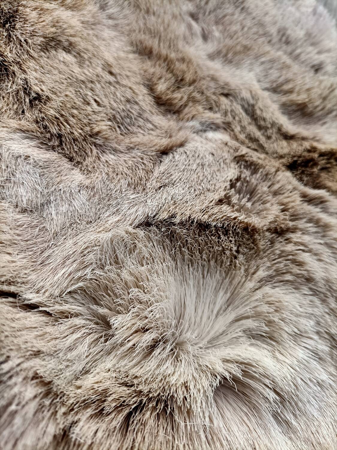 Tapis peau de bête rétro