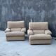 Paire de fauteuils, années 70-80