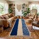 Handmade runner rug 300/80cm
