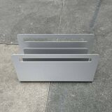 Minimalist aluminium magazine rack by Norman Foster for Helit, Germany, 1990s.