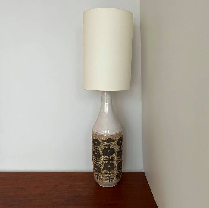 Antique ceramic lamp