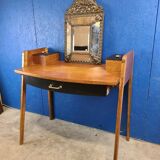 Vintage desk, compass foot dressing table