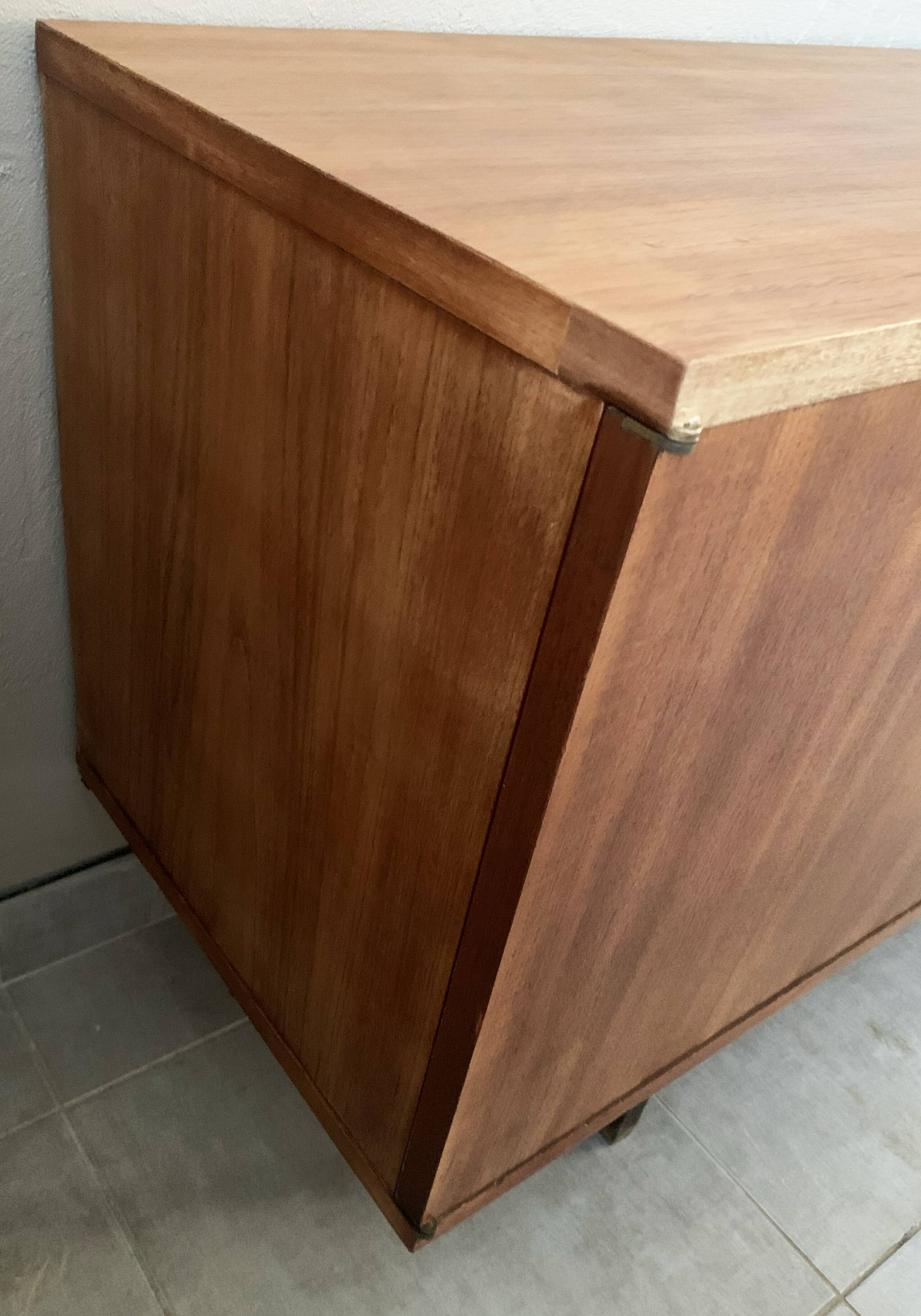Vintage Scandinavian teak sideboard from the 60s