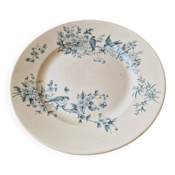Ancien Plat Longwy modèle mignon